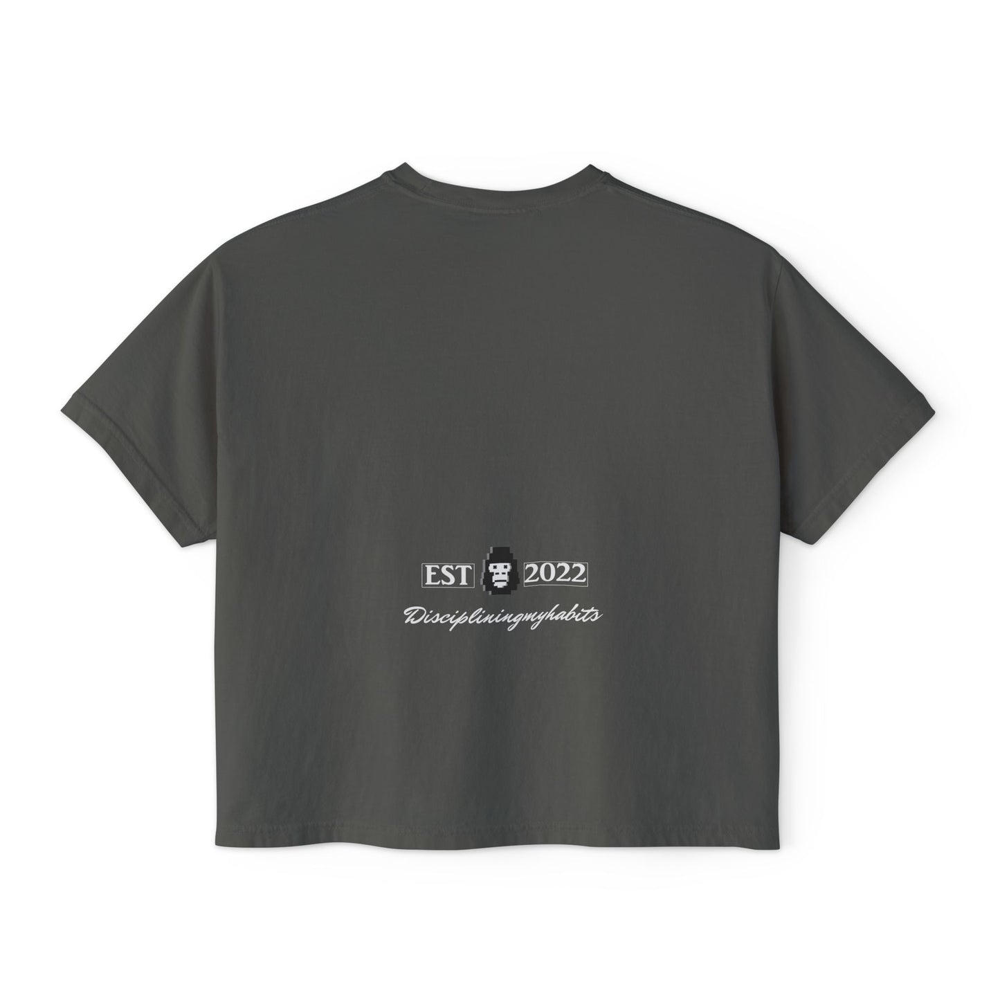 Misty Red Graphic Boxy Tee