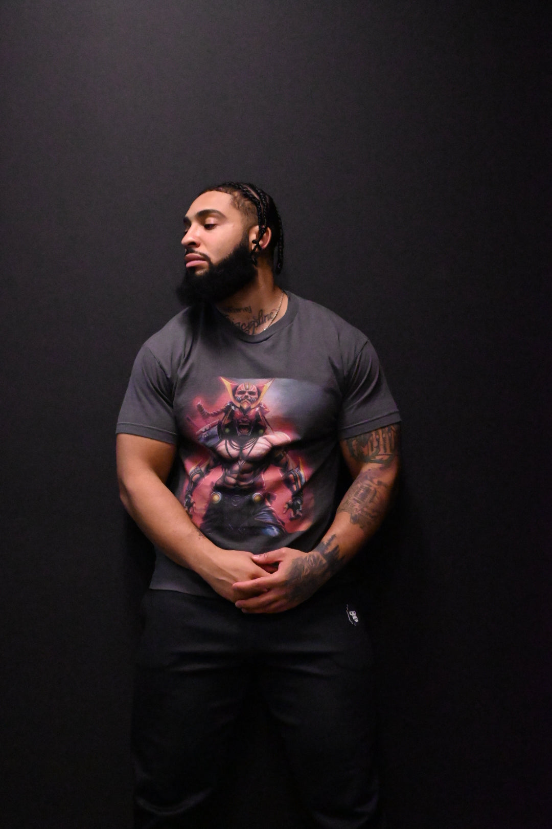 Red Eyed Ninja Assassin Beefy Graphic T-shirt