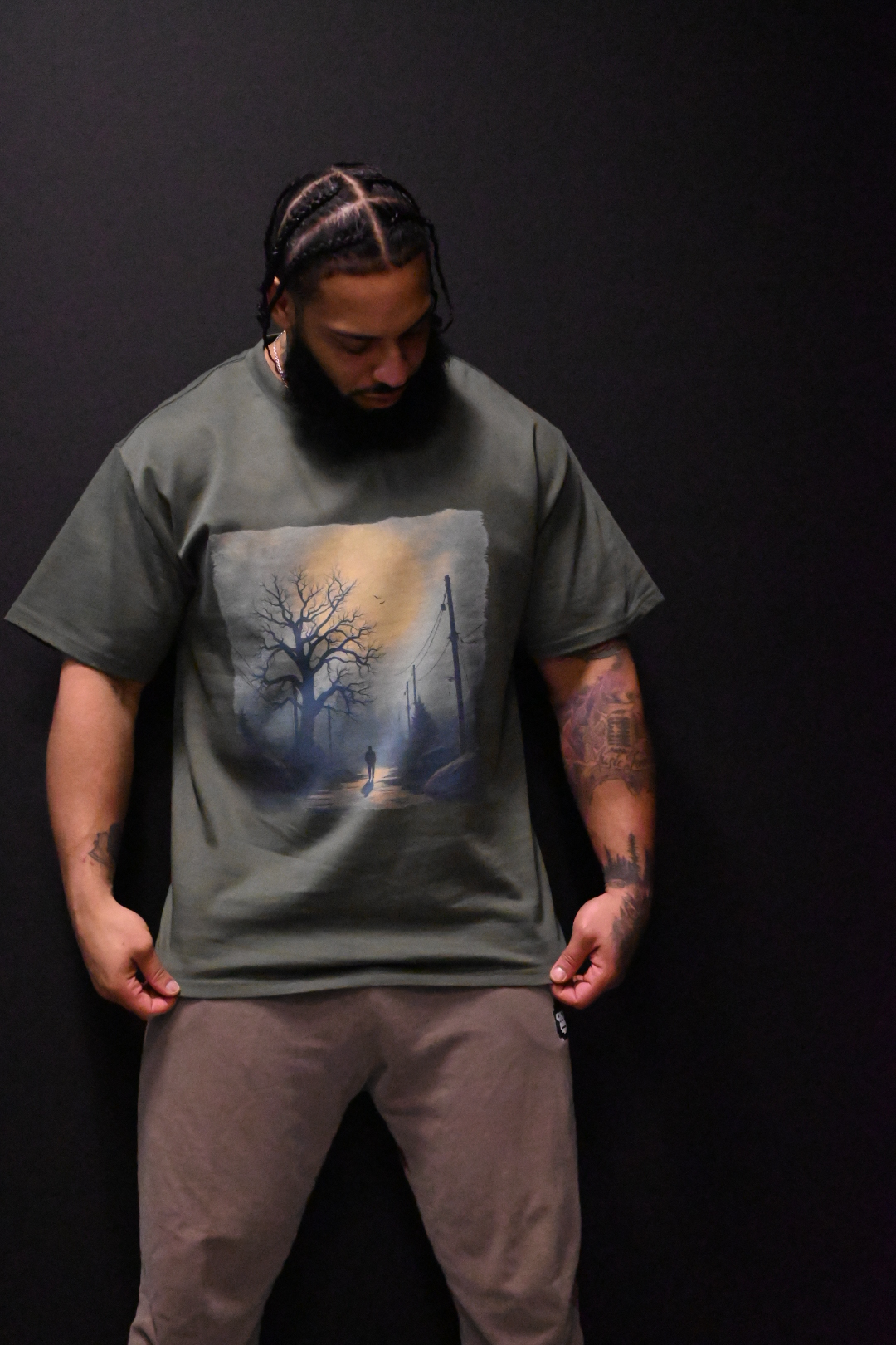 The Lonely Path Heavy Oversized Tee